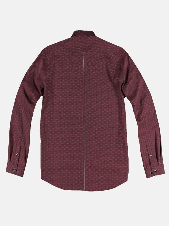 engbers Herren Comfort-Stretch-Hemd Karminrot 31275