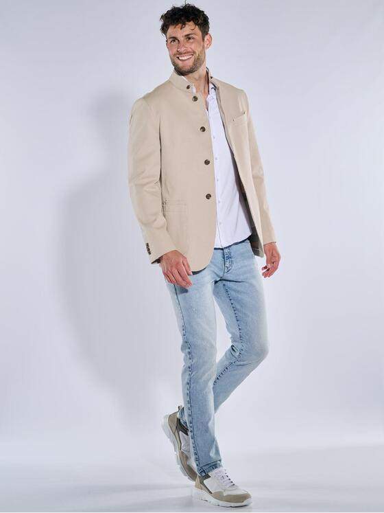 emilio adani Herren Freizeit-Sakko slim fit Beige 38224