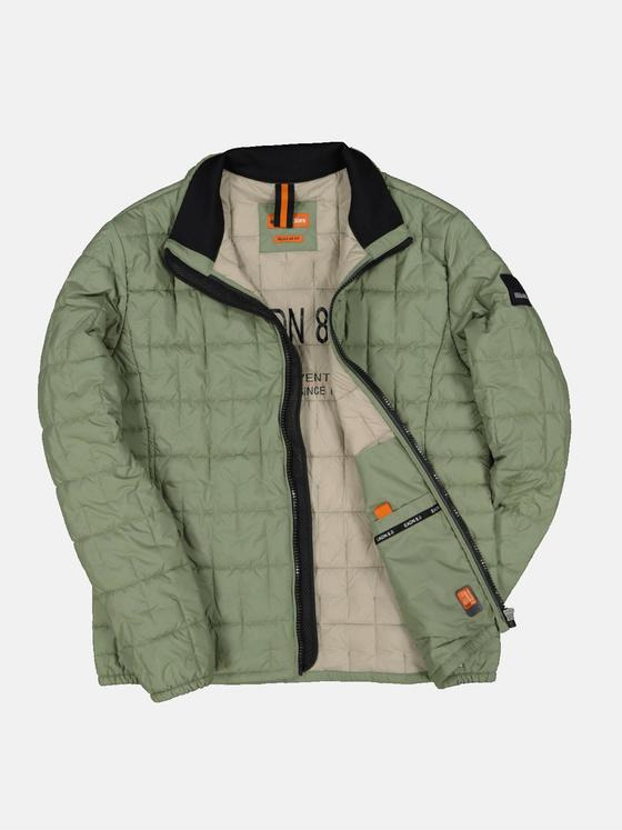emilio adani Herren Steppjacke regular Grün 36248