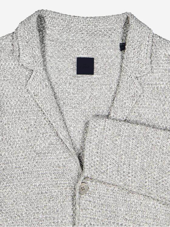 engbers Herren Sticksakko strukturiert Silbergrau 38254