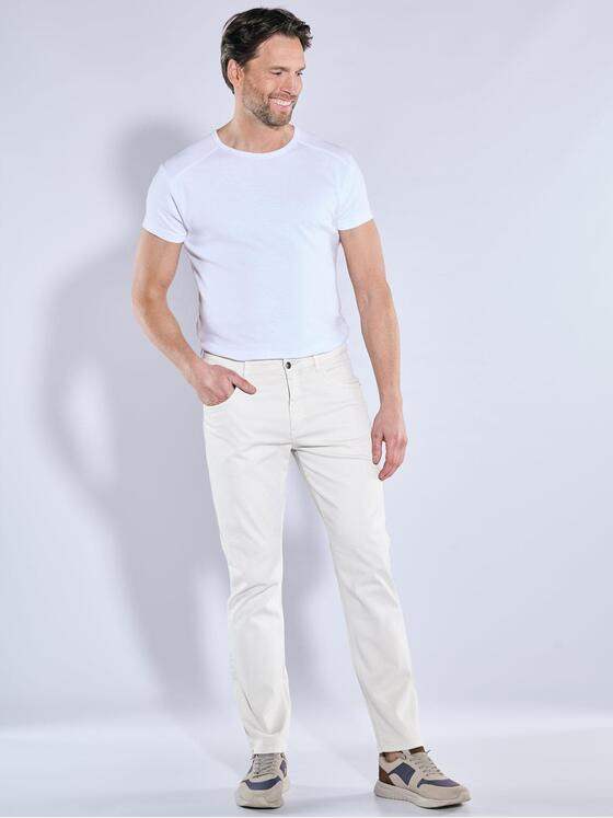 engbers Herren 5-Pocket-Hose regular Naturweiss 38669