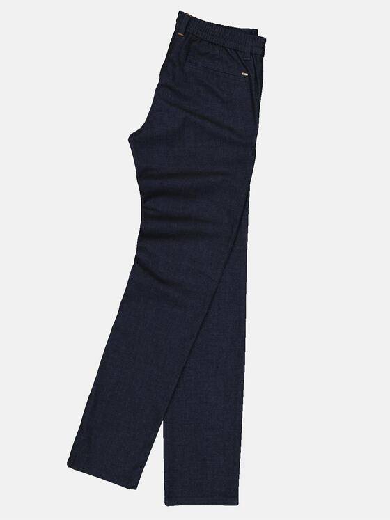 emilio adani Herren Chino mit Tunnelzug Blau 33326