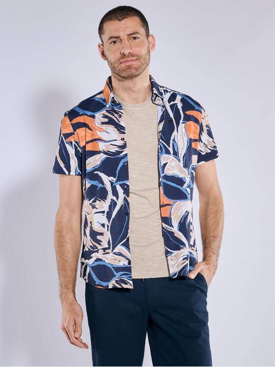engbers Herren Kurzarm-Hemd slim fit Orange 36986