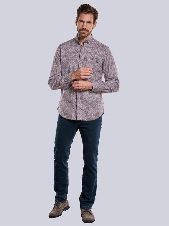 engbers Herren Hemd langarm Rot 33800
