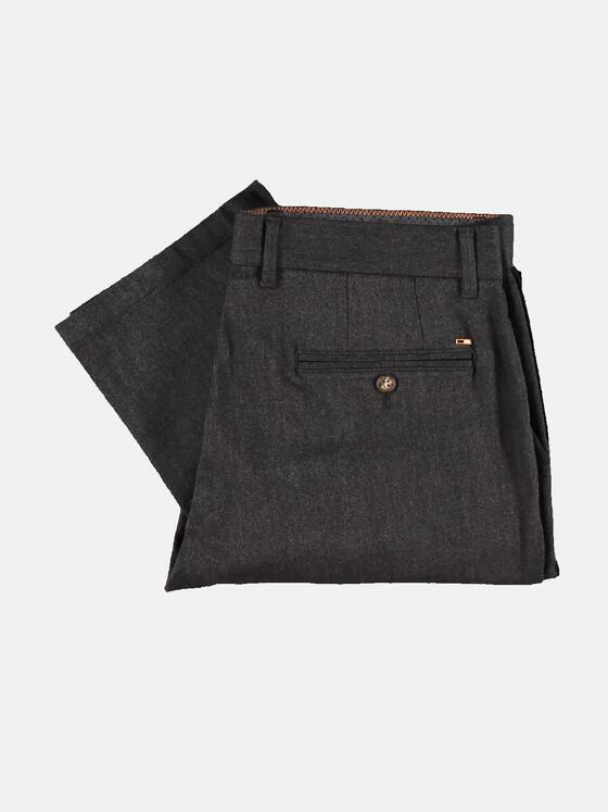 emilio adani Herren Chino im Wool Look Braun 30329