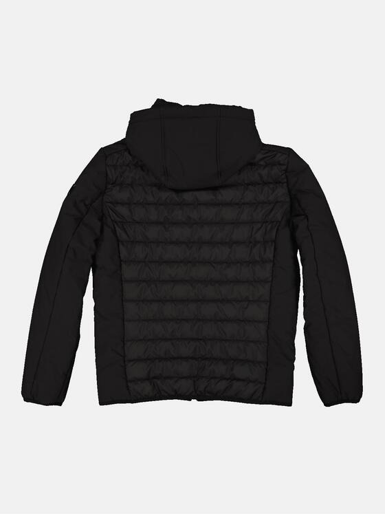 emilio adani Herren Steppjacke mit Kapuze Schwarz 34292