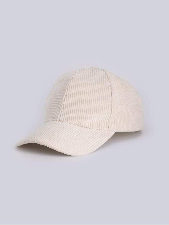 emilio adani Herren Base Cap in Cord Optik Beige 39821