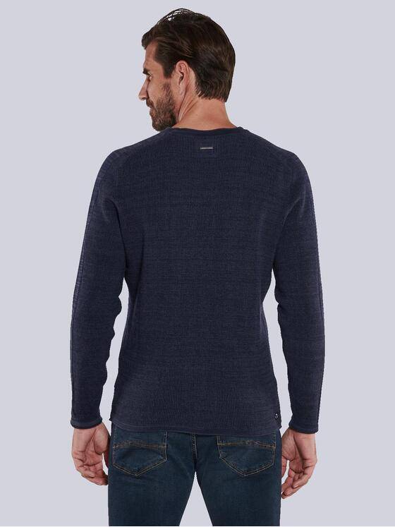 engbers Herren Pullover uni Blau 36098