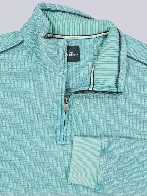 engbers Herren Sweatshirt Stehbund Tuerkis 39943