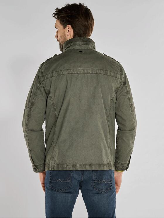 engbers Herren Baumwoll-Jacke regular Oliv 36176