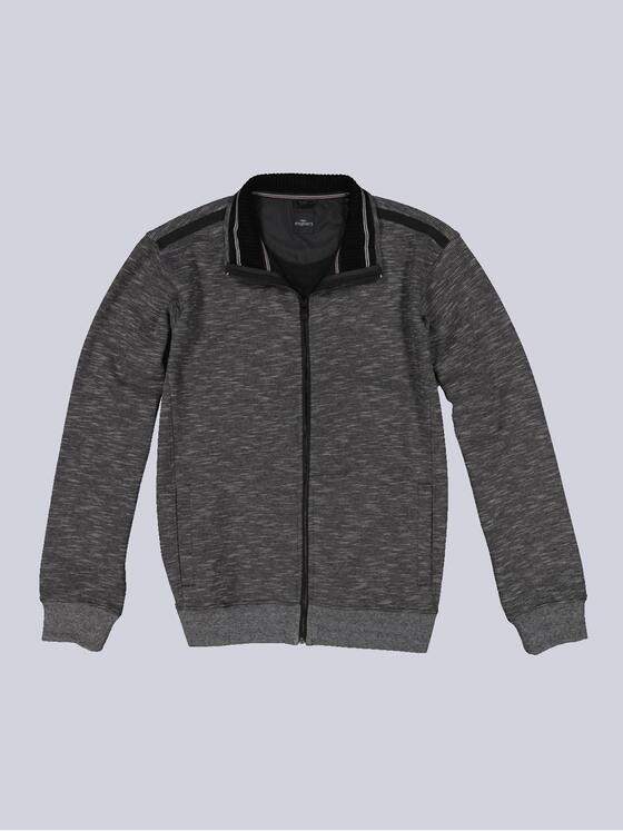 engbers Herren Sweatjacke mit Stehkragen Grau 35738