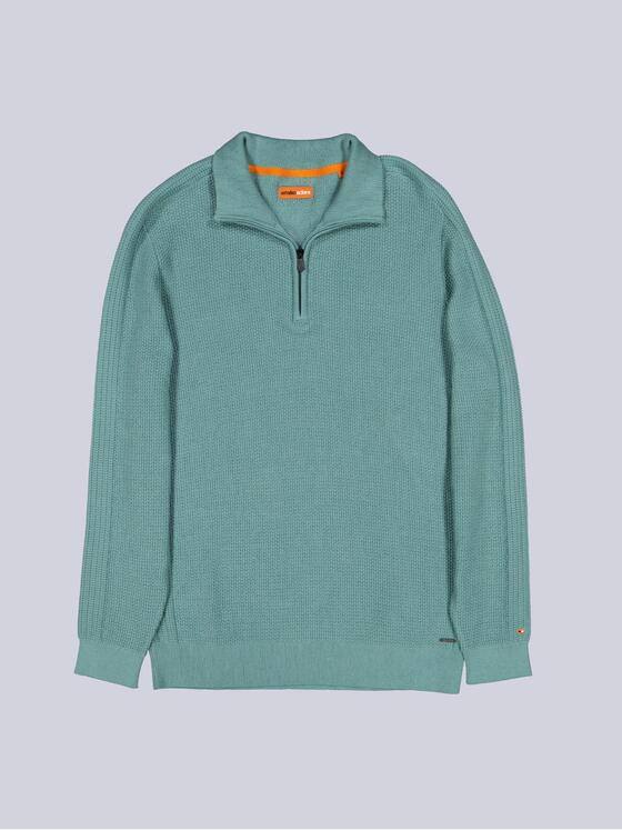 emilio adani Herren Pullover Polokragen Gruen 39974