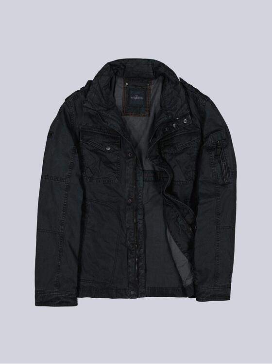 engbers Herren Baumwoll-Jacke regular Saphirblau 38240