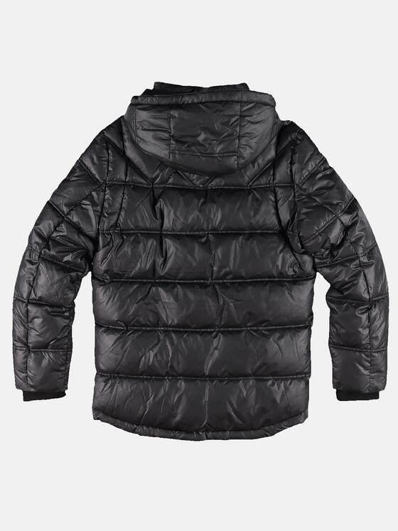 emilio adani Herren kurze Jacke in Golfballoptik Schwarz 30766