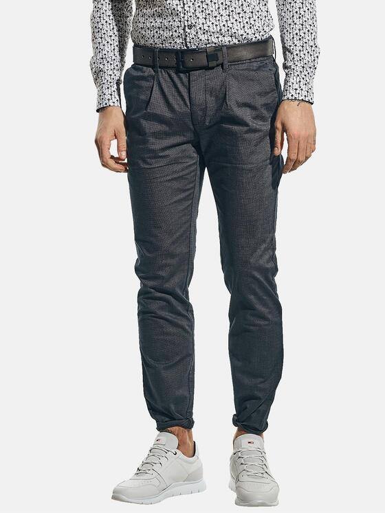 emilio adani Herren Slim Fit Chino mit Stretch Grau 31151