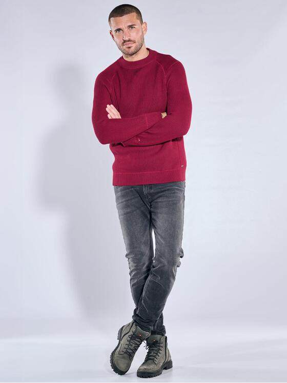 emilio adani Herren Rundhals Pullover Rot 39954