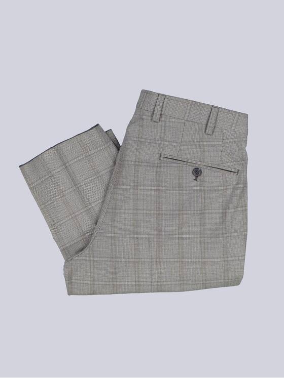 emilio adani Herren Anzug-Hose slim fit Grau 35379
