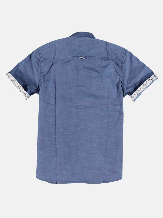 engbers Herren Hemd uni Saphirblau 31333