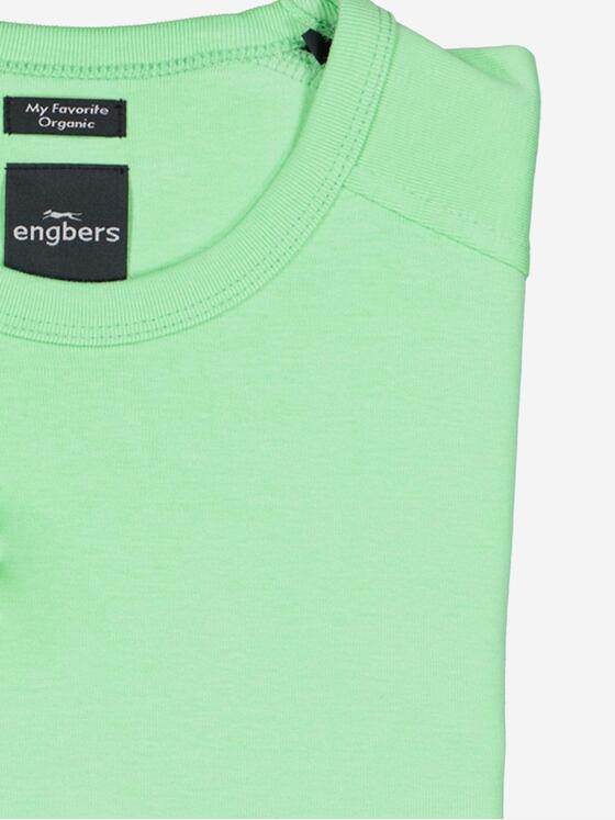 engbers Herren Basic-Shirt "My Favorite" organic Hellgruen 38105