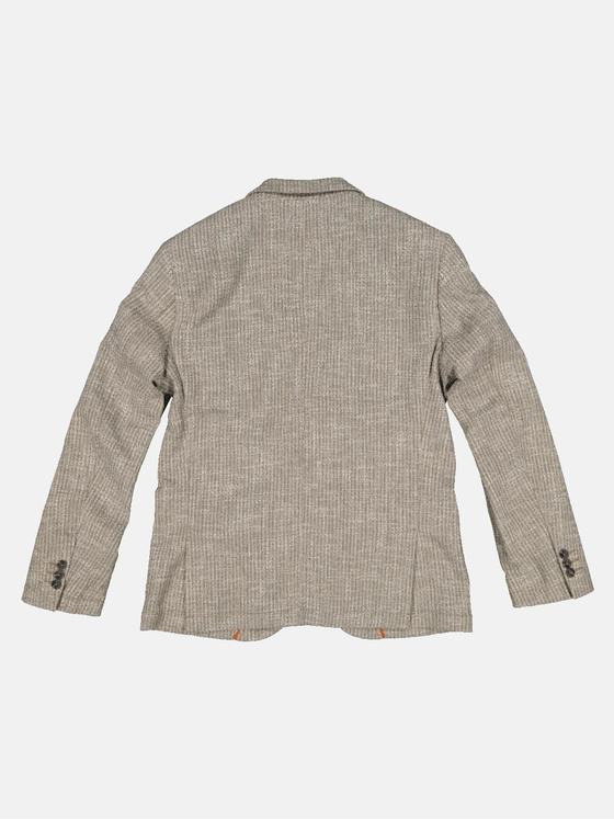 emilio adani Herren Freizeit-Sakko strukturiert Beige 32976