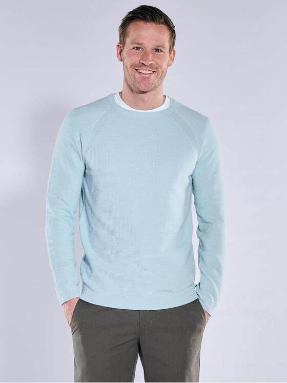 engbers Herren Pullover Rundhals Hellblau 40153