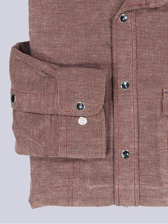 engbers Herren Langarm-Hemd uni Rot 35542
