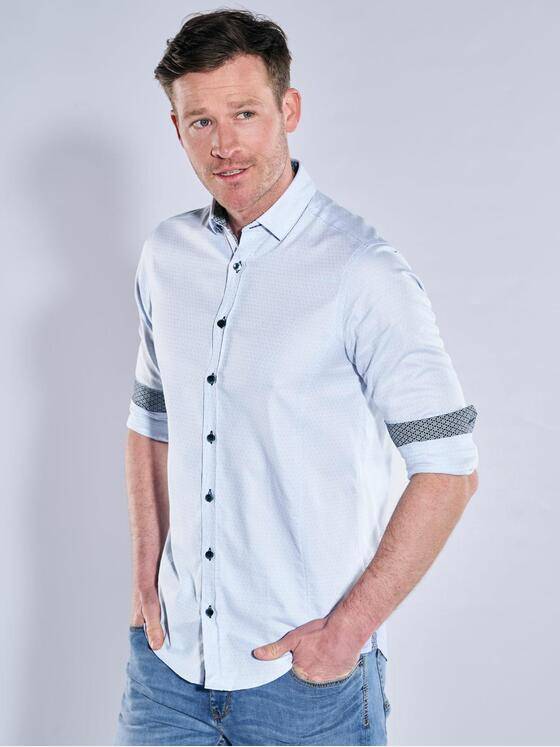 ENGBERS GERMANY Herren Hemd uni Hellblau 39357