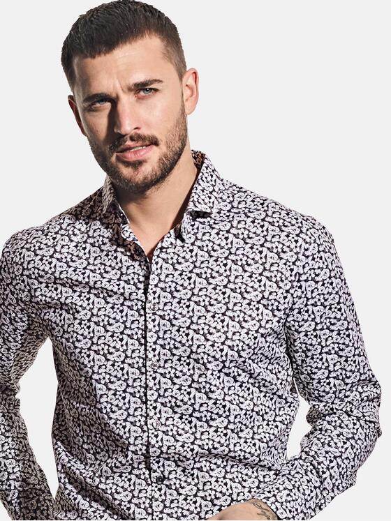 emilio adani Herren Hemd aus der "My Favorite" Kollektion Grau 30626