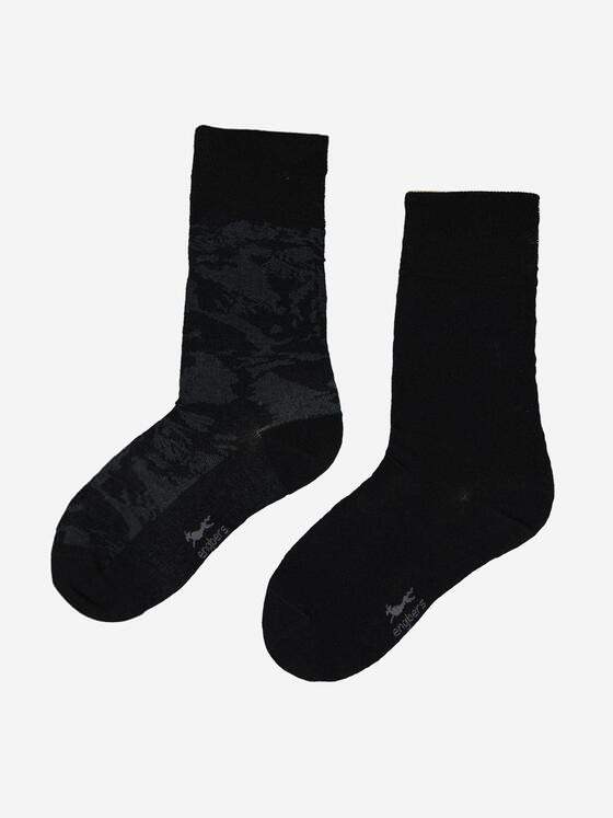 engbers Herren Socke gemustert Grau 37821
