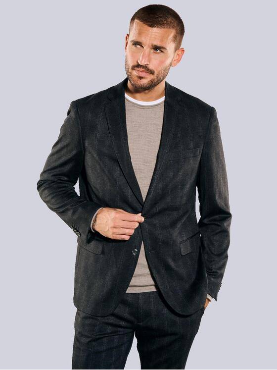 emilio adani Herren Anzug-Sakko slim fit Grau 35386