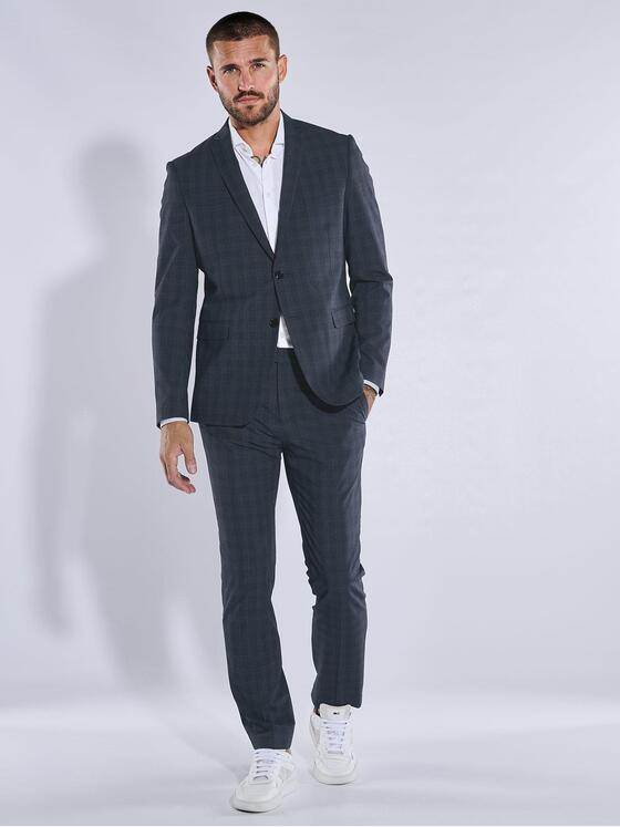 emilio adani Herren Anzug-Sakko slim fit Blau 37651