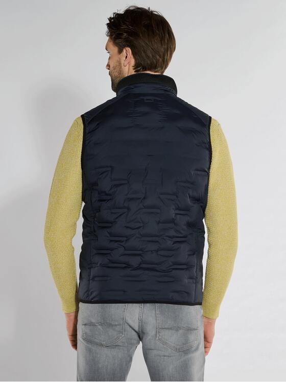 engbers Herren Steppweste regular Blau 36171