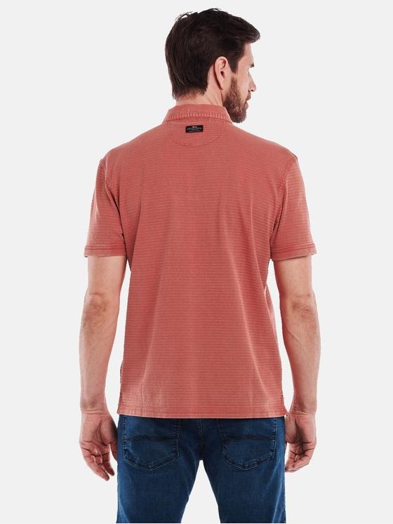 engbers Herren Polo-Shirt gestreift Rot 35058