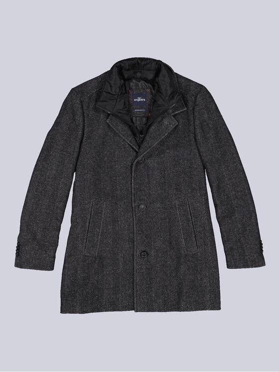 engbers Herren Mantel mit Inlet Anthrazit 33591
