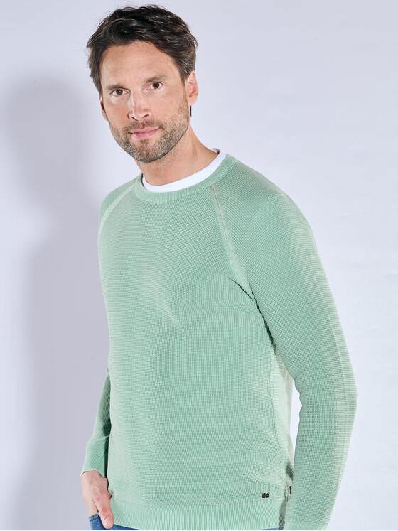 engbers Herren Pullover uni Gruen 38708