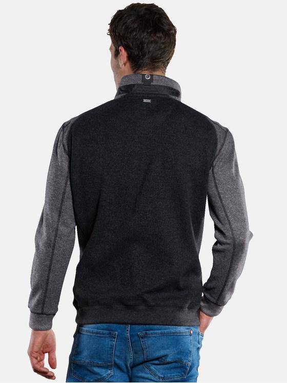engbers Herren Sweatshirt mit Stehkragen Anthrazit 33829