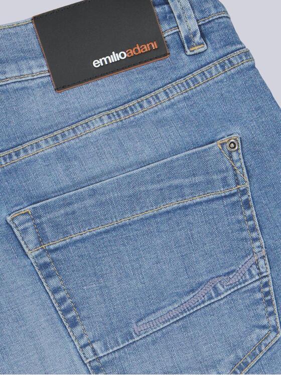 emilio adani Herren Sportive 5-Pocket-Shorts Hellblau 40601