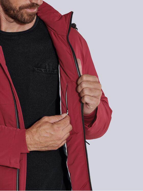 engbers Herren Jacke mit abnehmbarer Kapuze Rot 35425