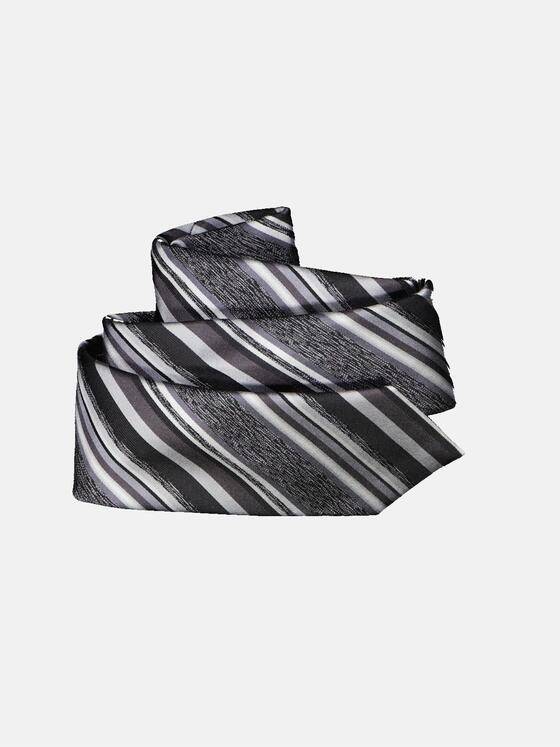 engbers Herren Krawatte gestreift Kieselgrau 34023