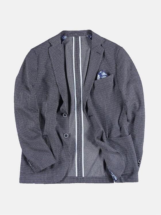 engbers Herren Elastisches Freizeit-Sakko Blau 31506