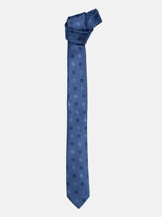 engbers Herren Krawatte gemustert Blau 35096