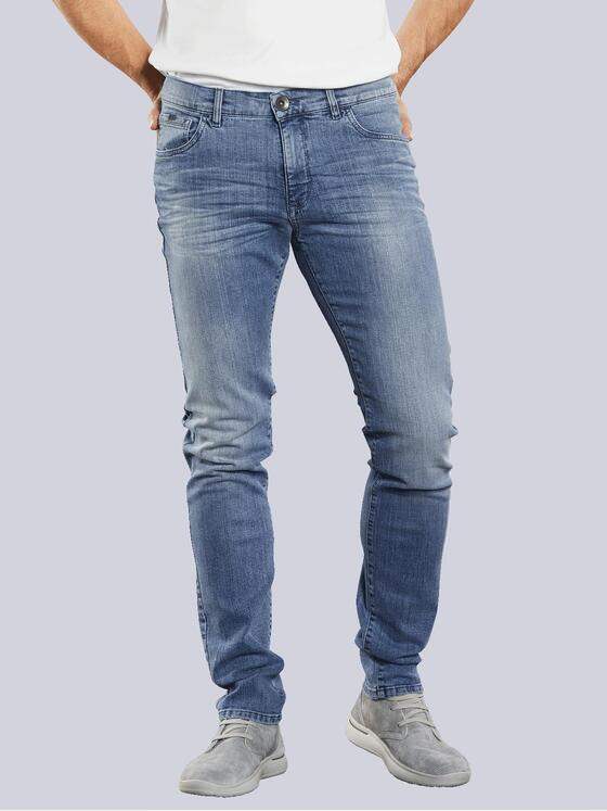 engbers Herren Super-Stretch-Jeans slim fit Blau 34227
