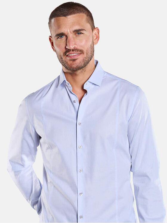 emilio adani Herren Langarm-Hemd "My Favorite" Hellblau 34069