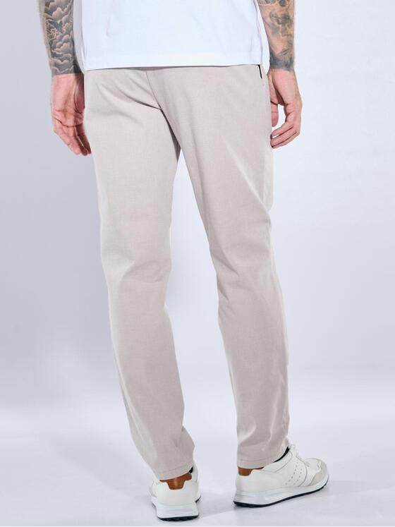 emilio adani Herren Modische Chino mit Bundfalten Beige 40120