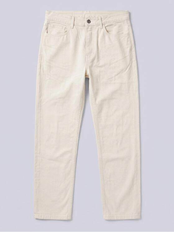 emilio adani Herren Jeans mit lässigem Schnitt Reinweiss 41451