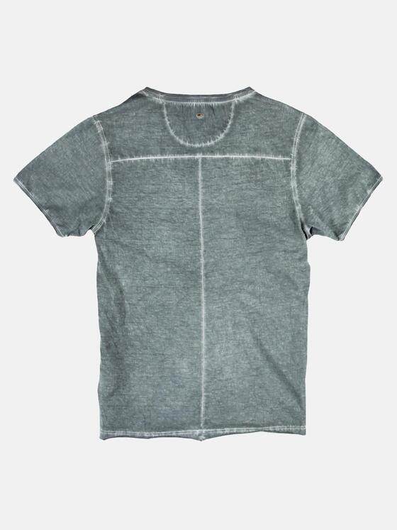 emilio adani Herren Rundhals T-Shirt Grau 25214