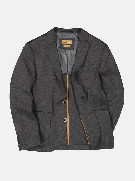 emilio adani Herren Freizeit-Sakko slim fit Grau 35561