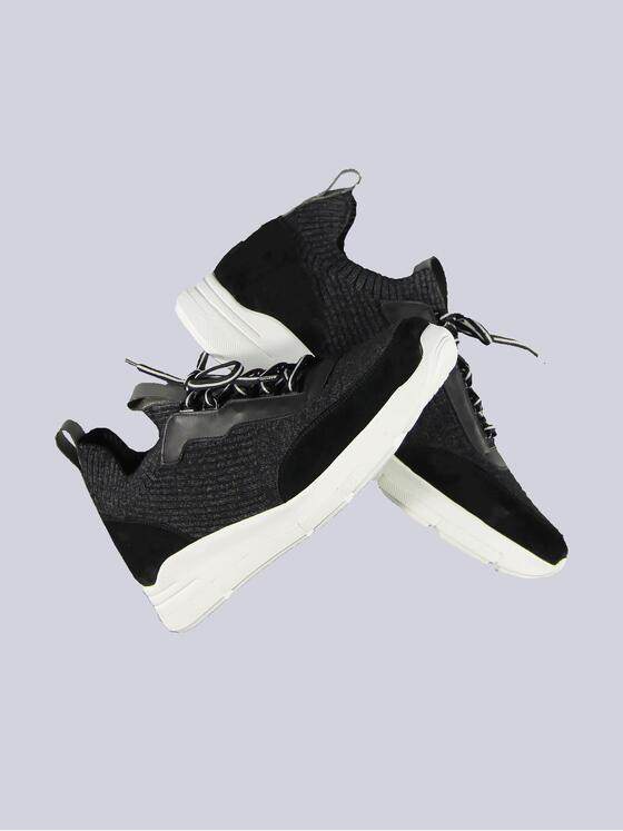 emilio adani Herren Strick-Sneaker Grau 31937
