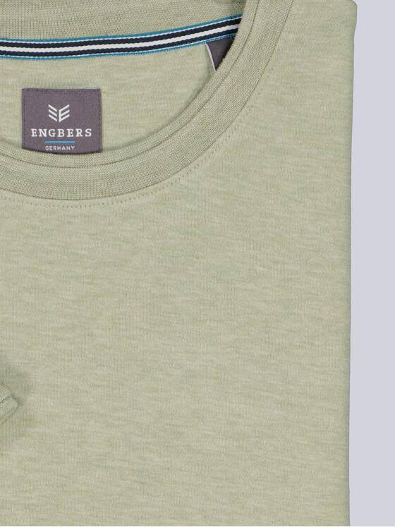 ENGBERS GERMANY Herren T-Shirt Baumwoll-Hightechmaterial Hellgruen 38571