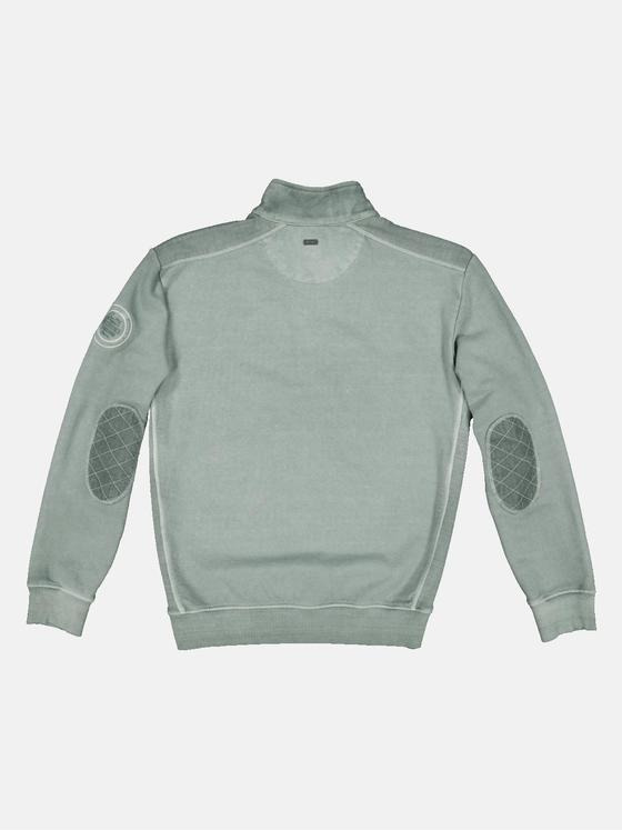 engbers Herren Sweatshirt mit Stehkragen Türkis 34143